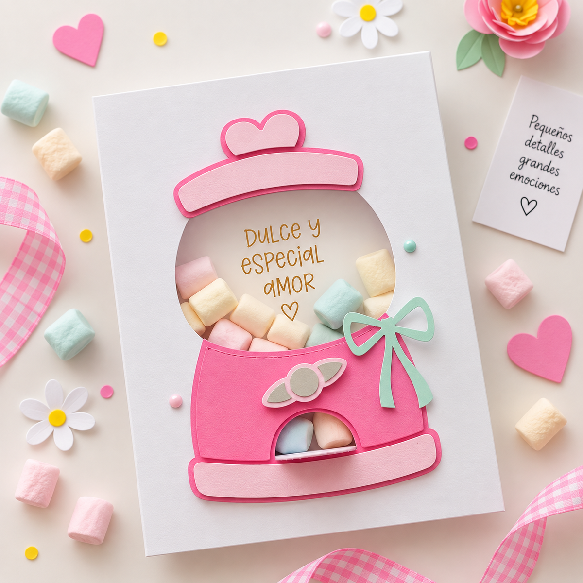 Molde Maquina de Dulces San Valentin - 2 Enero 2025